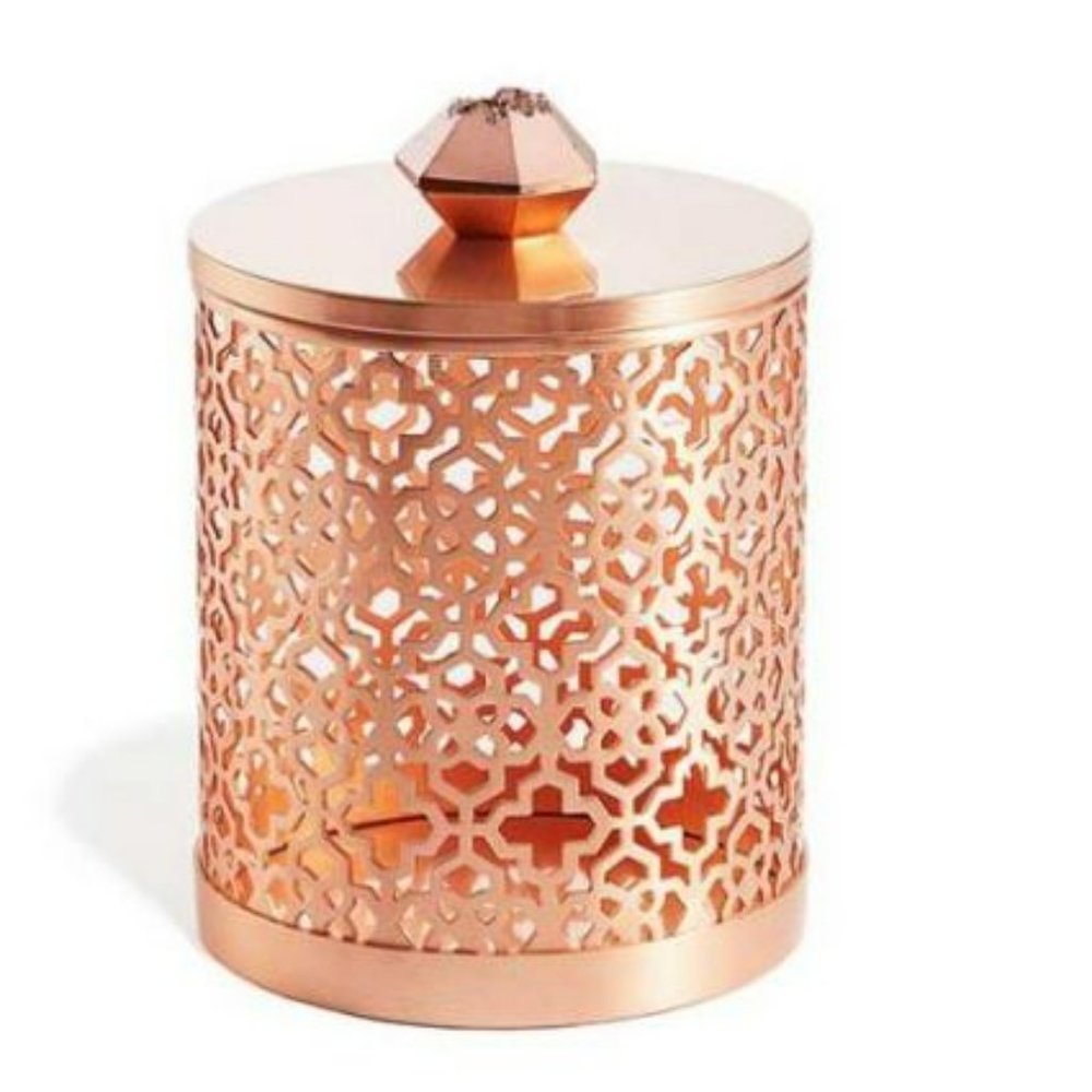Kendra Scott Filigree Canister in Brass / Rose Gold Drusy